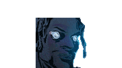 Vic Mensa Ghost Sticker by Sony Music Germany