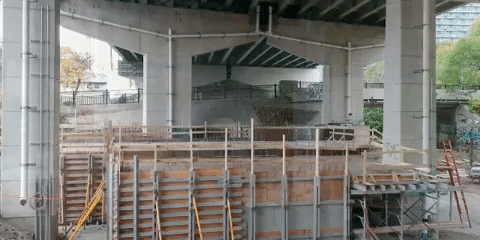 construction the bentway GIF
