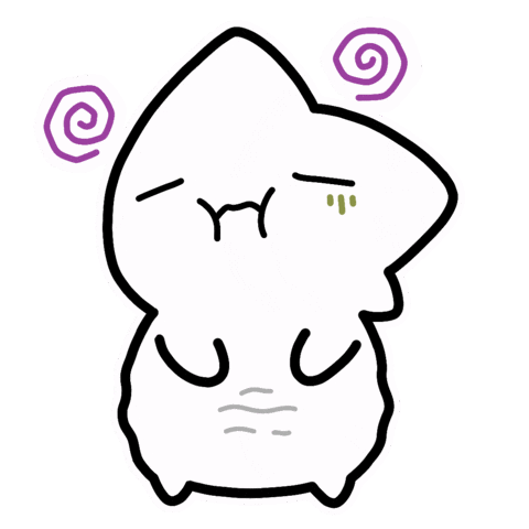 Sick Illustration Sticker