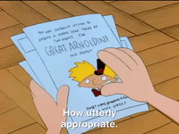 hey arnold nick splat GIF