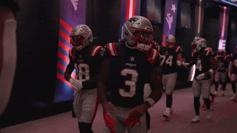 Football Walk Out GIF by New England Patriots