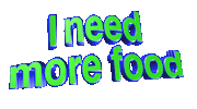 hungry feed me Sticker
