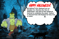 Black Cat Halloween GIF