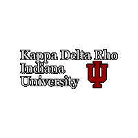 Indiana University Zoom Sticker by Kappa Delta Rho