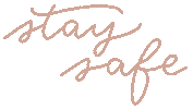 Stay Safe Take Care Sticker by AMARA Korean Beauty