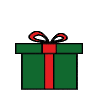 slevici christmas gift present vanoce Sticker