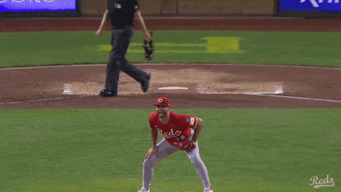 Celebration Screaming GIF by Cincinnati Reds