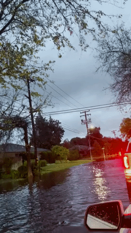 Stockton Hit With Flooding After Historic California Rainfall
