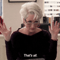 That Is All Meryl Streep GIF