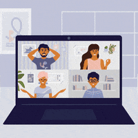 Working Remotely Work From Home GIF by Bitrix24