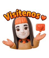 Corazon Visita Sticker by Zona Arqueológica Caral