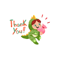 wizardwithin happy thank you kids thanks Sticker