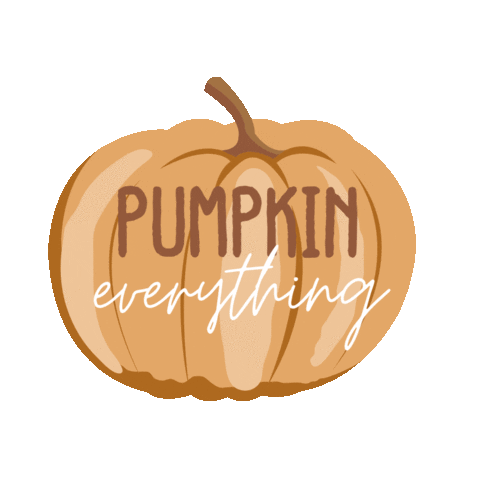 pinitco giphyupload fall pumpkin pumpkinspice Sticker