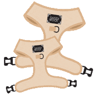 Dog Harness Sticker by SASSYWOOF