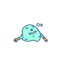 agathaastari cool blue ok weird Sticker