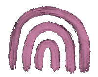 Ashjadewhite94 pink rainbow pretty boho Sticker