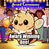 Celebration Bee GIF by Beelightened