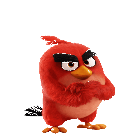 mad angry birds STICKER by imoji
