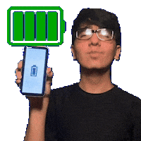 Full Power Phone Sticker