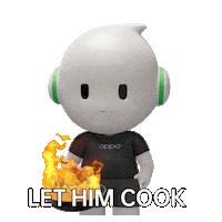Whats Cooking Fire Sticker by OPPO
