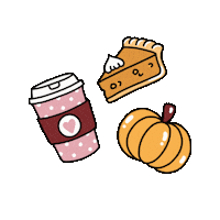 Pumpkin Spice Sticker by Rosedog