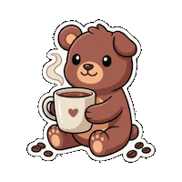 Happy Good Morning Sticker by BEARISH