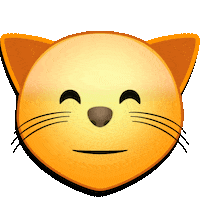 Happy Cat Sticker by Stupid Raisins