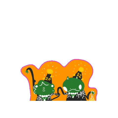 Happy New Year Sticker by XuSoDamXanh
