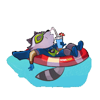 Beach Chill Sticker by Dewacash Official