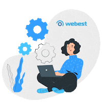 Work Office Sticker by webest