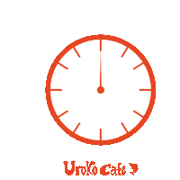 urokocafe lunch time uroko uroko cafe urokocafe Sticker