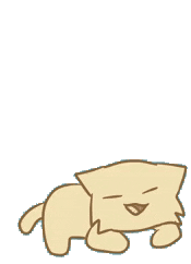 theradboi happy cat excited jumping Sticker