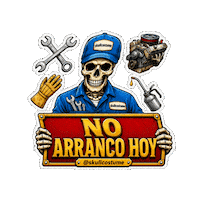 Skull Empezar Sticker