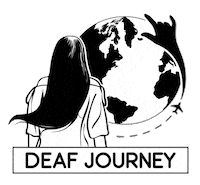 deafloveILY travel journey deafjourney Sticker