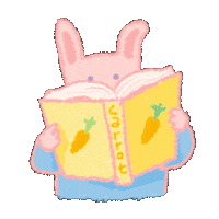 Monya2410 smile sleepy rabbit 토끼 Sticker