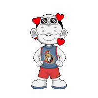 Ottawa Senators Go Sens Sticker by Zhot Shop