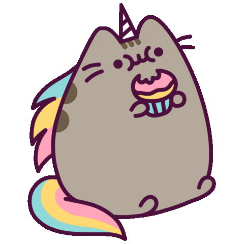 Party Rainbow Sticker by Pusheen