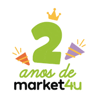 market4ubr market4u market4ubr market4u 2 anos eu amo market4u Sticker