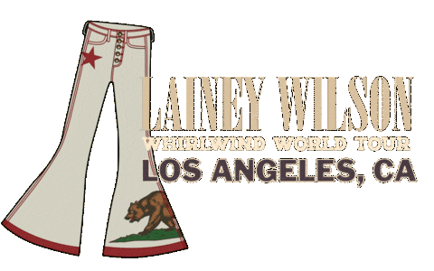 Los Angeles California Sticker by Lainey Wilson