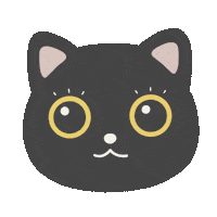 Black Cat Sticker