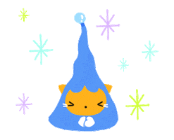 Cat Freezing Sticker by Cindy Suen