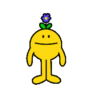 Happy Flower Sticker