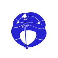 Walking Stick Sleeping Sticker by Thought Over Design