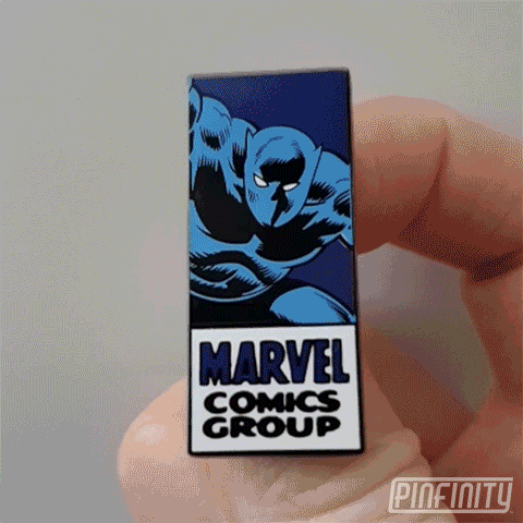 Pinfinity marvel augmented reality black panther marvel comics GIF
