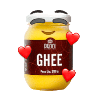 bennialimentos ghee benni manteiga ghee ghee benni Sticker