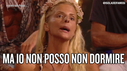 sleep isola13 GIF by Isola dei Famosi