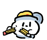 cankingsketch no 生氣 拒絕 鉛筆 Sticker