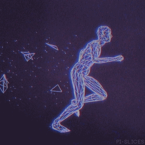 run particles GIF by Pi-Slices