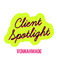 VennahMade spotlight custom made client spotlight vennah made Sticker
