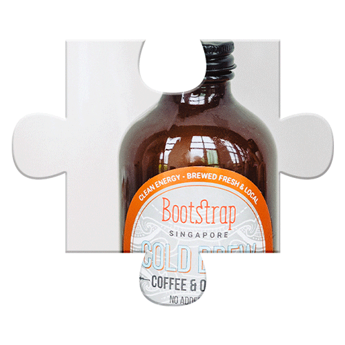bootstrapcoldbrewsg coffee games puzzle adventure Sticker